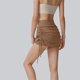 thumbnail image 4 of Faldas Deportivas para Mujeres con Pantalones Cortos Cordón de Cintura Alta Pantalones de Capa Base Pantalones Cortos de Yoga, 4 of 5