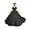 Black, variant on Off Shoulder Flower Girl Wedding Bridesmaid Princess Pageant First Communion Formal Satin Dresses