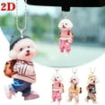 thumbnail image 3 of NZRUANE Creative Puppy Backpack Rearview Mirrors Pendant Car Hanging Ornaments Car 2Dd, 3 of 3