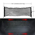 thumbnail image 2 of HLONK Trunk Cargo Net  Stretchable Double-Layer  Black  Automotive Cargo Net, 2 of 7