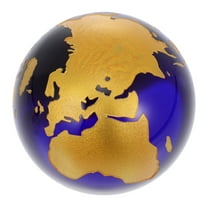 HEMOTON  Decorative Floating Globe Crystal Ornament Earth Themed