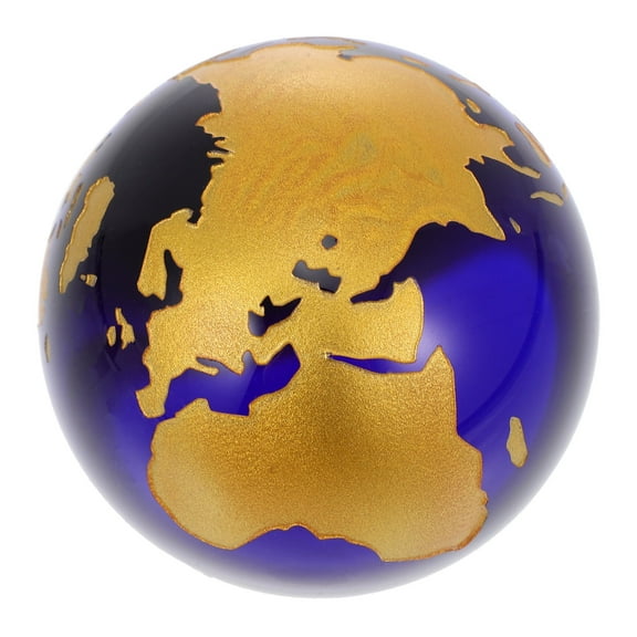 HEMOTON  Decorative Floating Globe Crystal Ornament Earth Themed