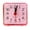 pink, variant on Bedside Small Alarm Clock Quartz Battery Operated Wake Up With Beeping Sound