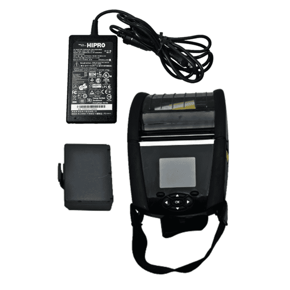 Restored Zebra ZQ620 Label Mobile Printer w/Battery and Charger - PN: ZQ62-AUW1001-W1Z (Refurbished)