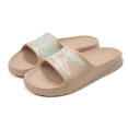thumbnail image 2 of Lacoste Womens Croco Slide Sandals 8 Lt Pnk/Wht, 2 of 7