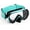 Black Cyan, variant on Diving Masks for Kids, Goggles with Nose Cover, Elastic Strap, Tempered Glass, 180 °   Clear View, Anti-Fog Snorkel Mask for Ages 6-16
