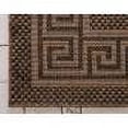 thumbnail image 7 of Unique Loom Outdoor Border Collection Area Rug - Greek Key (8' x 11' 4" Rectangle Brown/Light Brown), 7 of 7