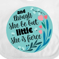 thumbnail image 4 of Inktastic Shakespeare She Is Fierce Quote Girls Baby Bib, 4 of 4