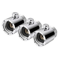 Shower Water Restrictor, Adjustable Volume & Pressure Control Valve, Rustproof Handheld Shower Shut Off Valve Replacement For Water Conservation(3Pc)