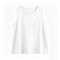 thumbnail image 5 of NTACZA Summer Tank Tops for Women Casual Round Neck Cotton Sleeveless Ladies Summer Tops, 5 of 6