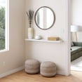 thumbnail image 2 of Ballucci 48" Floating Shelf, Wood Wall Mount Shelf with Invisible Bracket, 8" Deep, White, 2 of 8