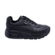 thumbnail image 2 of Tenis escolar Audaz para niño de corte piel negro Mulán con ajuste agujetas, 2 of 6