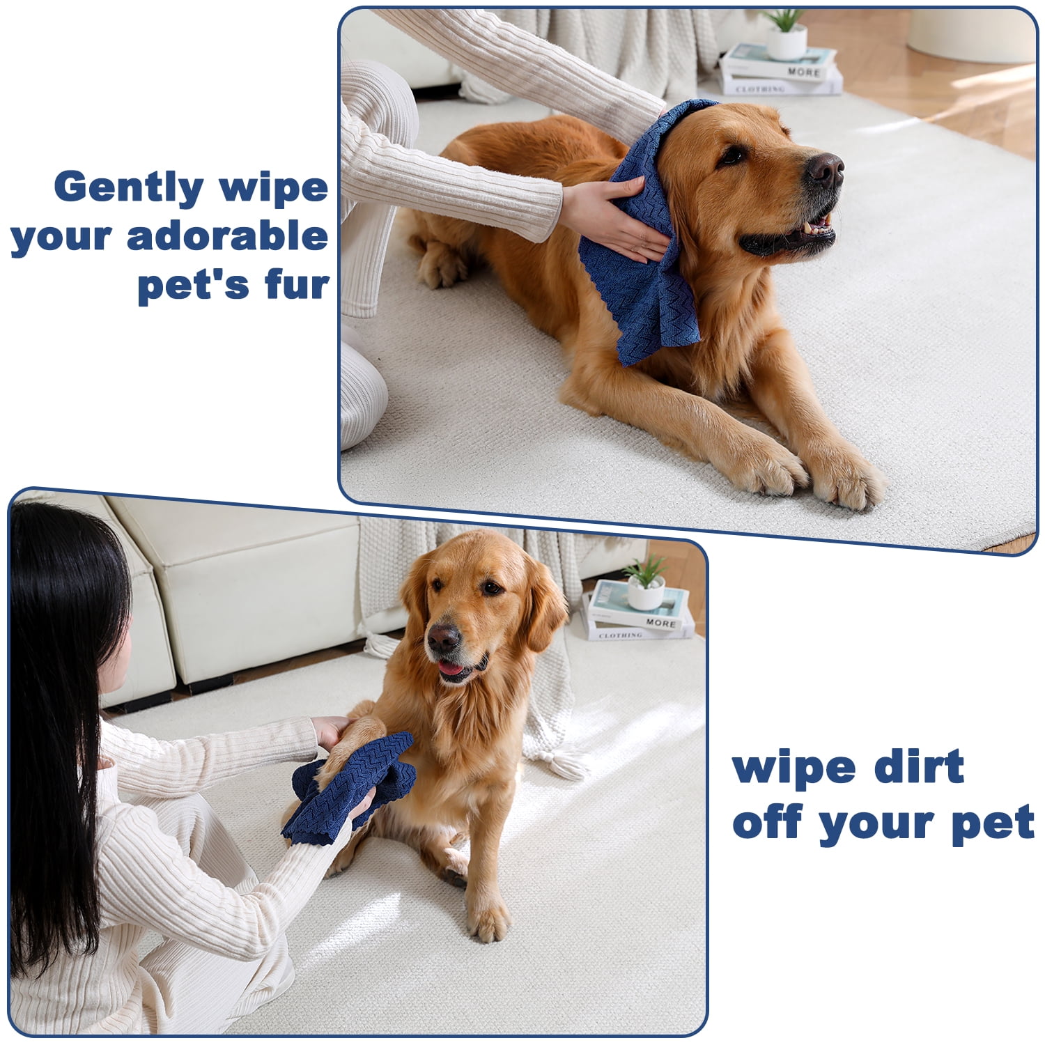 Beartech Microfiber Cleaning Cloth Roll,80 Pack Cleaning Towels,Lint Free Rags Paper Towels & Tear Away Reusable Towels,Washable Shop Rags wipe Cloth,Wash Cloths Dish Rags for Car Kitchen Window