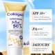 thumbnail image 2 of Protector solar de colágeno para cara y cuerpo SPF50 + protección solar aislamiento UV bloqueador solar de proteína activa cuidado de la piel no graso de larga duración 40g, 2 of 5