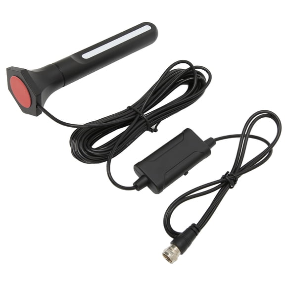 Antena de TV Digital HD ANGGREK Amplificada 4K 1080p de Largo Alcance de 300 Millas Para Interiores Negro