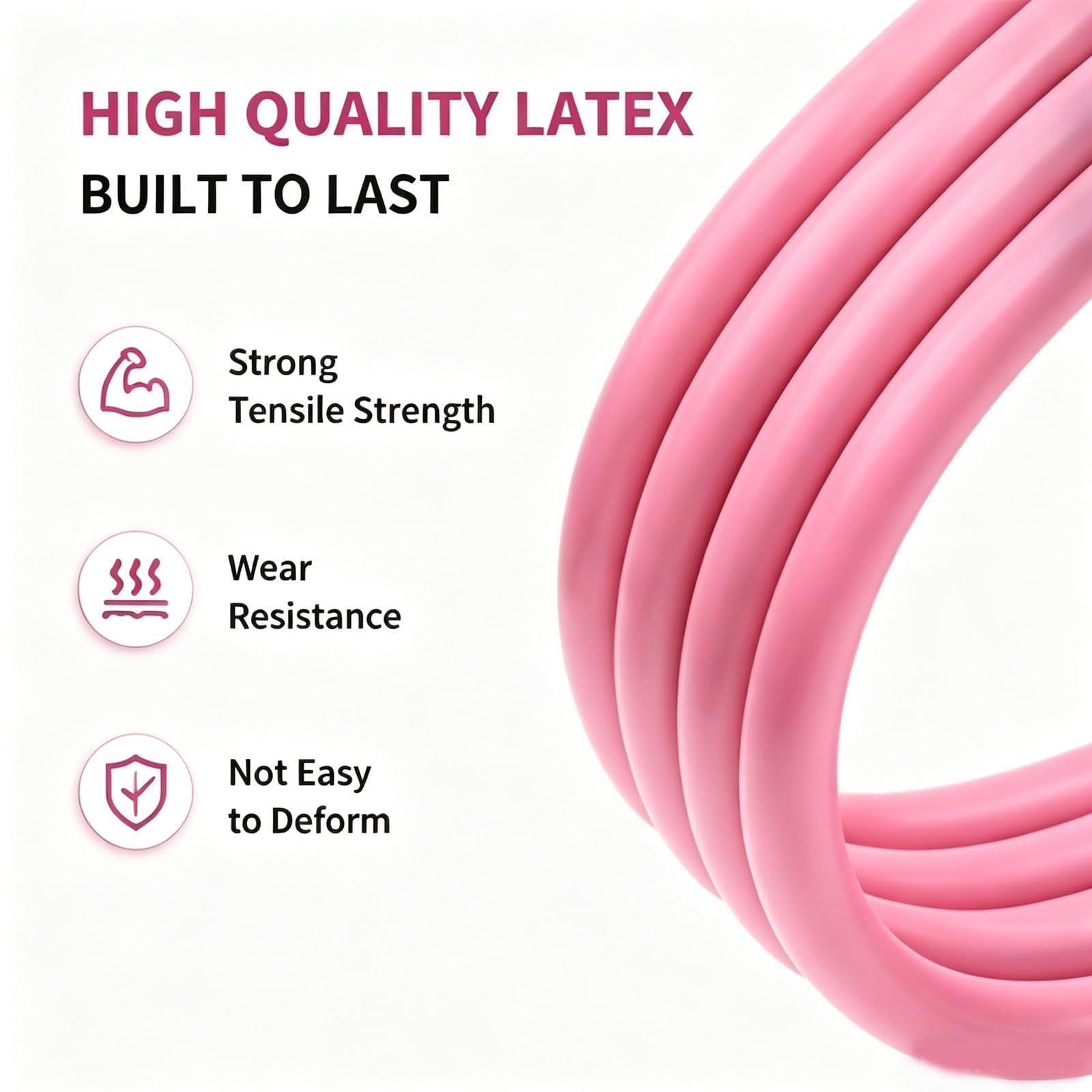 8 Tube Pedal Resistance Band with Handle – 3-in-1 Latex Foot Pedal Trainer for Back Stretch, Chest Expand, Home & Travel Gym