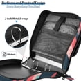 thumbnail image 4 of FORMRS Zipper Binder with Shoulder Strap 2-inch Ring 500 Sheet Capacity File Bag, Pink Geometric, 4 of 5
