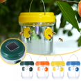 thumbnail image 4 of HIBIBUD Solar For Outside Trap Hanging Yellow Jackets Catcher Outside Garden Bedbug Sticky Tape for Trees Gnat Paper Clothes Moth Outdoor Moth Gnat Light Roaches Gnat, 4 of 6