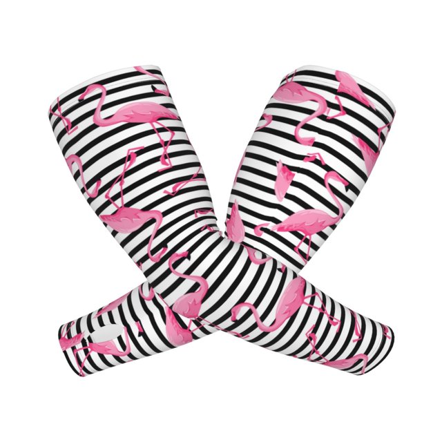 Balery Flamingos Mangas Refrescantes para Brazos para Hombre y Mujer – Transpirables y Absorbentes de Humedad para Mujeres, Hombres y Niños