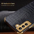 thumbnail image 4 of Crocodile Leather Silicone Case For Samsung Galaxy S22 Ultra S22 Plus S22, 4 of 5