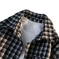 thumbnail image 6 of Mens Shirts Under $10 Men's Loose Checkered Flannel Shirts Vintage Long Sleeve Casual Button Down Plaid Shirt Jackets, 6 of 9