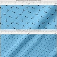 thumbnail image 2 of Soimoi Blue Cotton Cambric Fabric Axe Hardware Printed Fabric 1 Yard 56 Inch Wide, 2 of 7