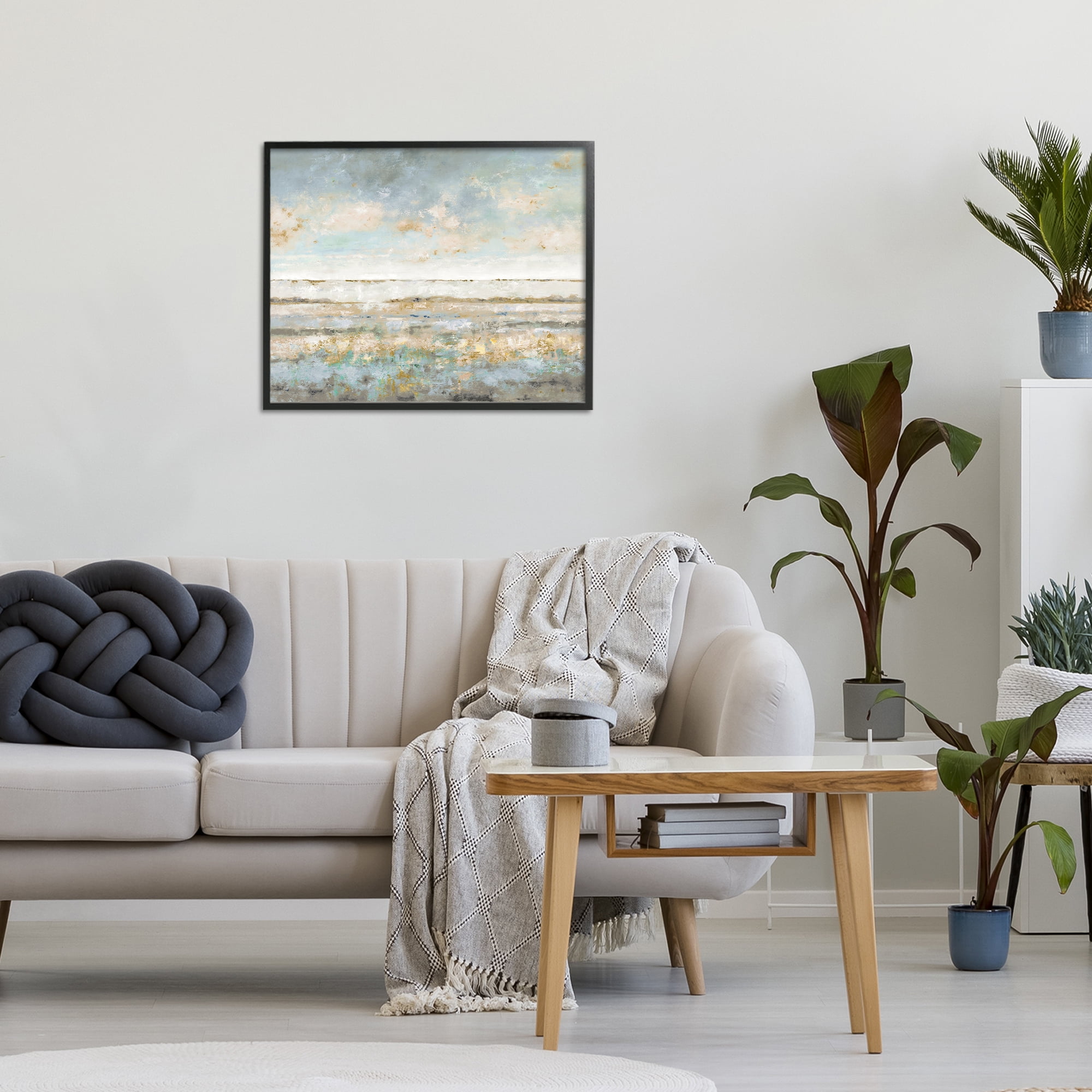 Stupell Industries Contemplative Mood Abstract Black Framed Giclee Art, design by Lorenzo Collective