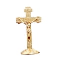 thumbnail image 4 of Rushawy 2xDesktop Cross Living Room Decorative Meaningful Gift Crucifix Standing Cross Golden 2 Pcs, 4 of 9