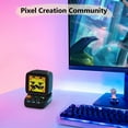 thumbnail image 2 of Divoom Ditoo Retro Pixel Art Game Altavoz Bluetooth con pantalla frontal controlada por aplicación LED 16X16 (negro), 2 of 5