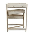 thumbnail image 4 of Alpine Corporation MBB166 Wood 3-Tier Portable Storage Organizer for Books, Plants, Decor, Rustic Display Rack with 3 Shelves, 4 of 12