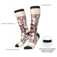 thumbnail image 4 of Hirioo Fashion Tatreez1 for Adult Stockings Breathable Sock Non-Pilling,Contrasting Color Design, 4 of 6