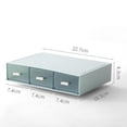 thumbnail image 3 of Office Desktop Drawer Storage Bin Tabletop Counter Bathroom Supplies Storage Box Documents Files Jewlery Organizer Hoder -, 3 of 8