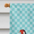 thumbnail image 3 of Carolines Treasures BB8103CHF Argent Faisan Bleu Check Drapeau Toile Maison, 3 of 4