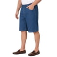 thumbnail image 4 of Turtle Bay New York Men's Stretch Waist Pull On Shorts in Denim Fabric - Free of Buttons & Snaps, 4 of 7