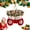 1pc, variant on 2026 New Twinkling Christmas Mitten Wreath, Twinkling Wreath with 120 LED Lights & 10H Auto Timer, Christmas Lighted Wreaths Front Door Artificial Garland for Party Wall Decoration (1/2PC)