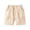 Q03-Beige, variant on Xudanell Boys Athletic Pants Boys Cargo Long Shorts Wide Leg Biker Shorts with Pockets