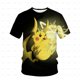 thumbnail image 1 of Novedad de verano, camiseta de cuello redondo 3d para niños y niñas, camiseta de manga corta de Anime japonés Pikachu Cool para niños 20233XL heqiyong CONDUJO, 1 of 2