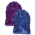 thumbnail image 2 of Miangastore 2 Pcs Bonnet de Sommeil en Satin Protection des Cheveux pour Femmes Lavage Violet Foncé, 2 of 8