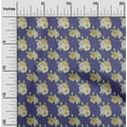 thumbnail image 2 of oneOone Georgette Viscose Violet Fabric Floral Craft Projects Decor Fabric Printed By The Yard 42 Inch Wide, 2 of 4