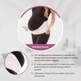 thumbnail image 5 of GABRIALLA Elastic Pregnancy Belly Band for Pregnant Women, Adjustable Maternity Belt, MS-96 (White with Pink, 2XL), 5 of 6