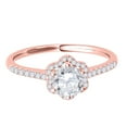 thumbnail image 2 of Aonejewelry 0.50 Ct. Ttw Wedding Engagement Diamond Ring 10K Rose Gold, 2 of 4