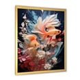 thumbnail image 4 of Designart "Fishes In Minimalist Aquariums" Aquariums Picture Framed Wall Decor, 4 of 5