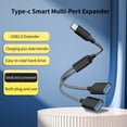 thumbnail image 6 of Type C to 2 USB OTG Adapter Y Splitter Cable USB 2.0 Type C Expansion HUB Data Charging Braid Cable, 6 of 15