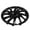 Black, variant on HERFIER VICASKY 14" Car Rim Wheel Trim Cover Hubcap for SUV Truck (Black)