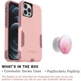 thumbnail image 3 of Bundle : IBAOLEA Étui Série Commuter pour iPhone 12 & iPhone 12 Pro - (Ocean Way) + IBAOLEA PopGrip - (Opale) Rose / Pétale, 3 of 8