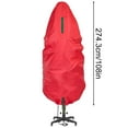 thumbnail image 2 of Christmas Tree Storage Bag with Zipper, Heavy Duty Christmas Tree Cover with Adjustable Straps for Assembled & Disassembled Trees, Storage Solution for Holiday Décor, 2 of 6