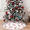 thumbnail image 5 of Yiaed Watermelon Print Christmas Tree Skirt , Tree SkirtsTree Mat for Christmas Winter Holiday Indoor Decorations-48", 5 of 7