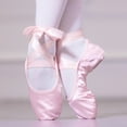 thumbnail image 7 of Xijirk Children Dance Shoes Adjustable Strap Ballet Soft Comfortable Footwear Yoga Shoes For Indoor Training Wear,Pink,9.5-10 Years, 7 of 7