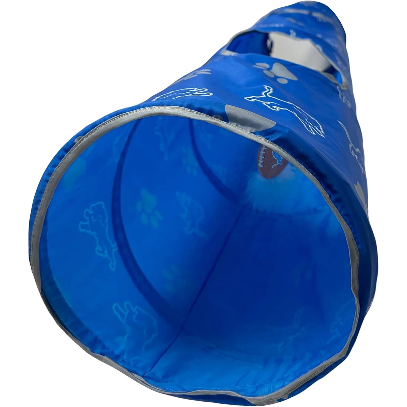 Pets First NFL Cat Tunnel Tube Toy & Plush Football Toy Filled with Catnip