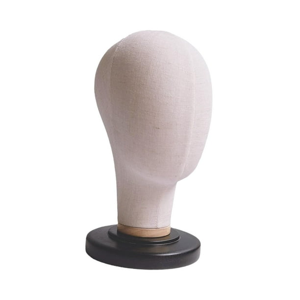 Cabeza de maniquí, modelo de peluquín, peluca, sombrero, soporte de exhibición, modelo de cabeza de maniquí Negro